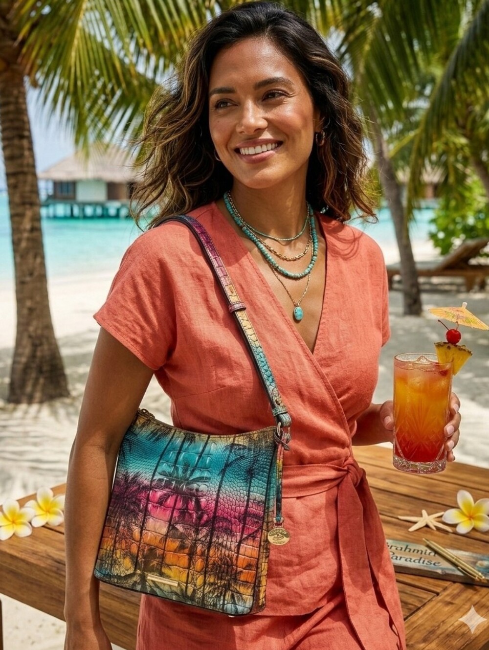 Brahmin Katie Crossbody Bag - Luau - Picture 5 of 13